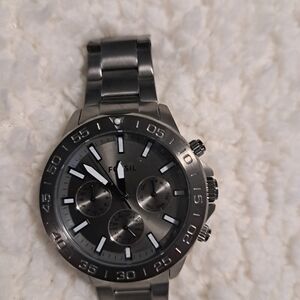 Fossil Silver Chronograph Watch